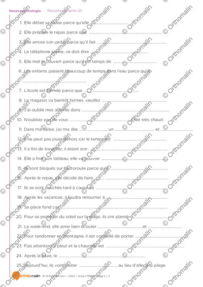 Page 2 de la fiche