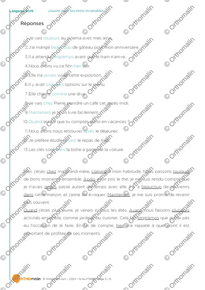 Page 5 de la fiche