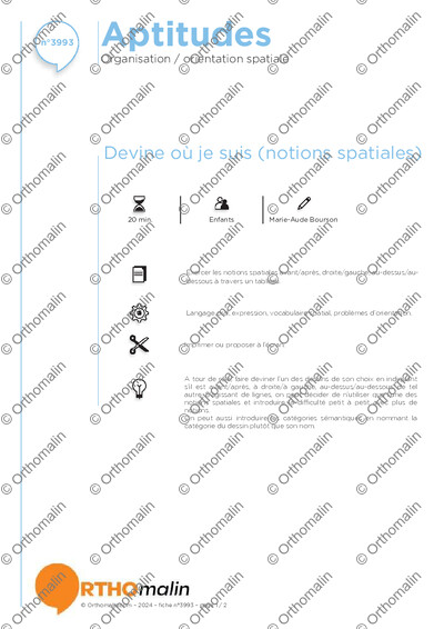 Page 1 de la fiche