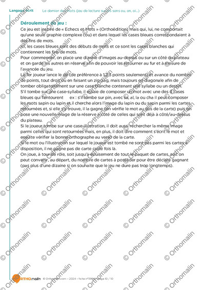 Page 10 de la fiche