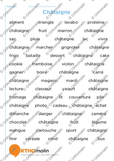 Page 3 de la fiche