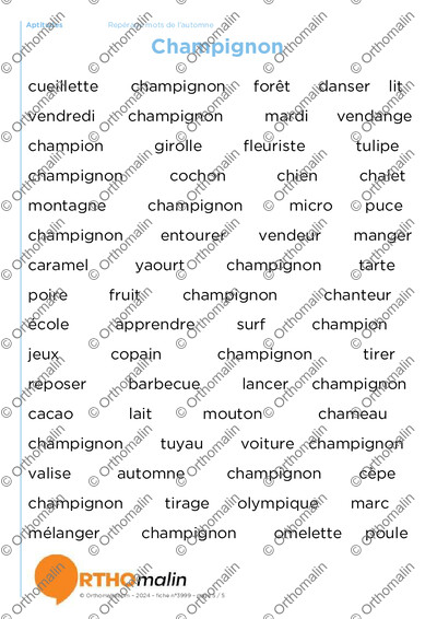 Page 5 de la fiche