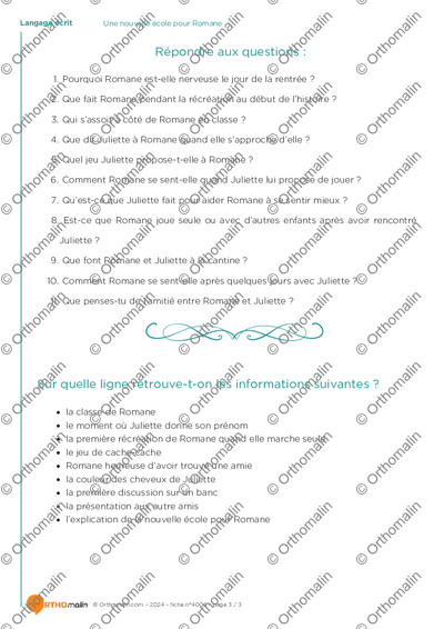 Page 3 de la fiche