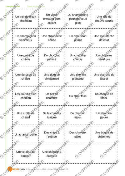 Page 5 de la fiche