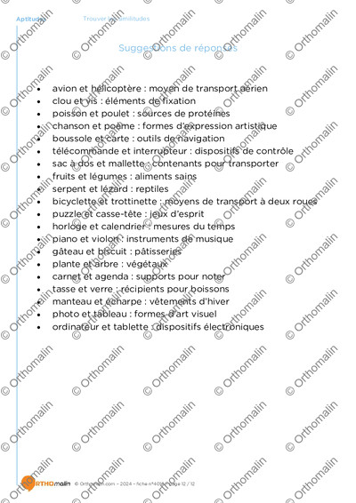 Page 12 de la fiche