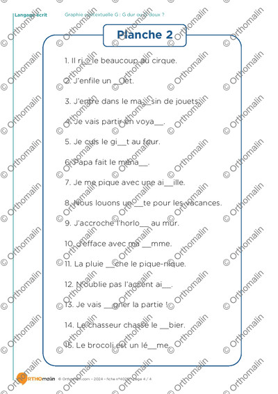 Page 4 de la fiche