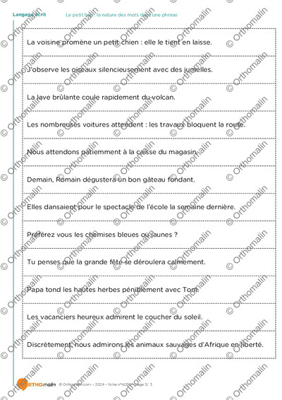 Page 3 de la fiche
