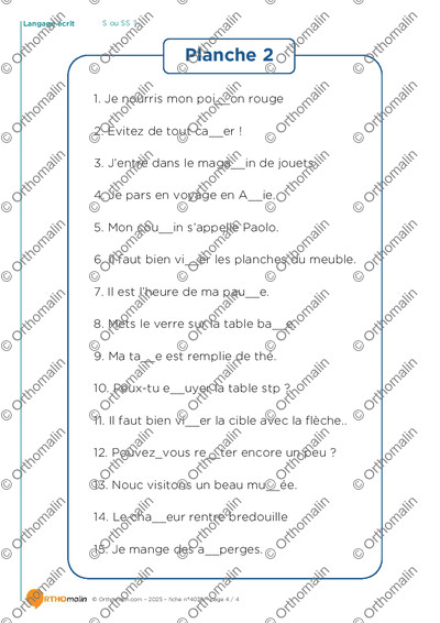Page 4 de la fiche