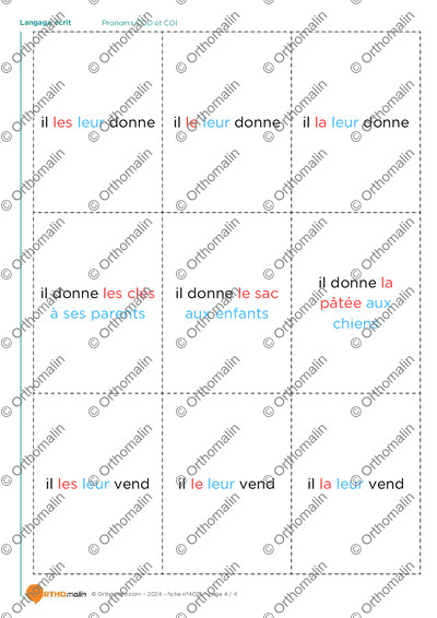 Page 4 de la fiche