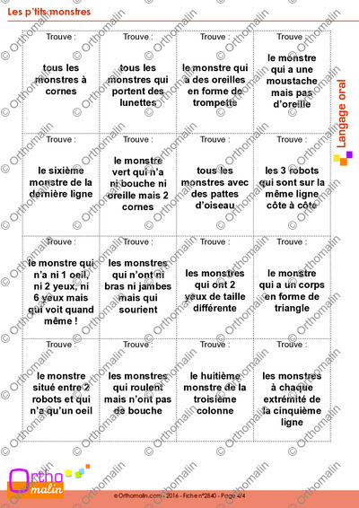 Page 4 de la fiche