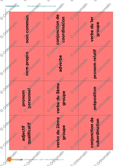 Page 2 de la fiche