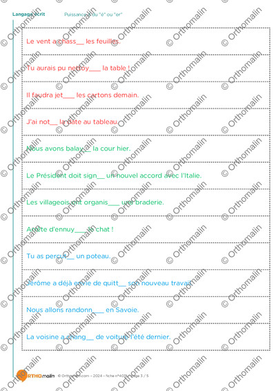 Page 3 de la fiche