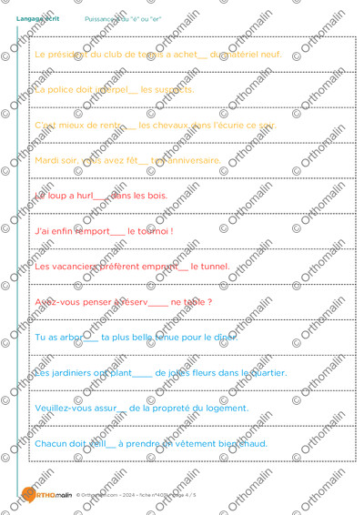 Page 4 de la fiche