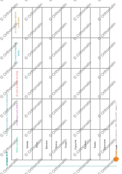 Page 2 de la fiche