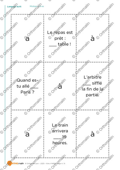 Page 4 de la fiche