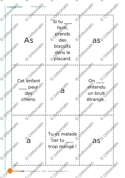 Page 6 de la fiche