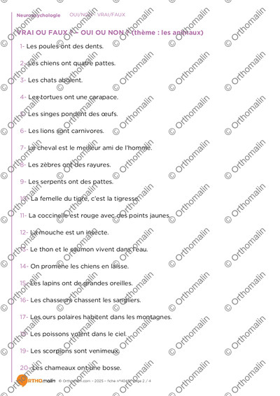 Page 2 de la fiche