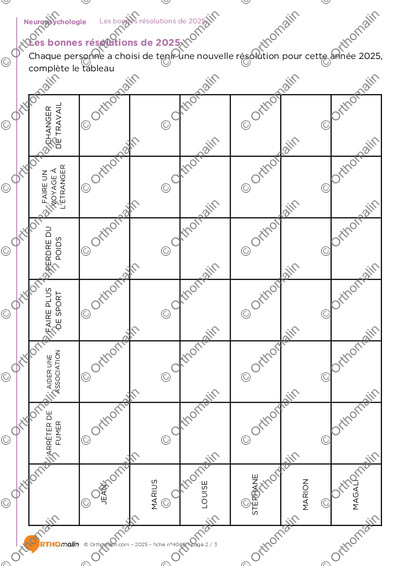 Page 2 de la fiche