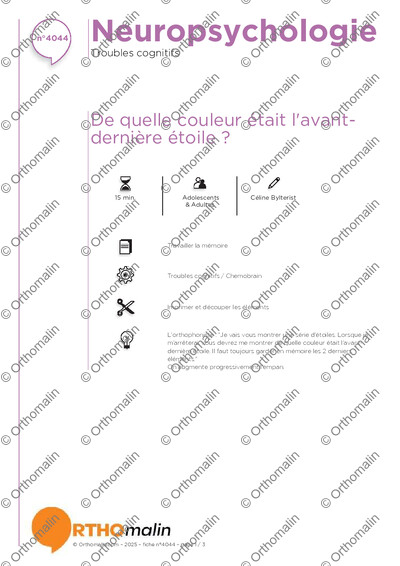 Page 1 de la fiche
