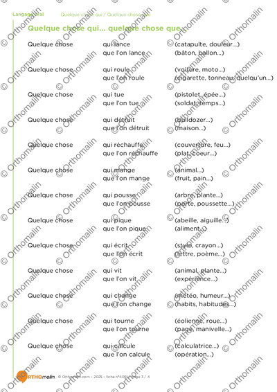 Page 3 de la fiche