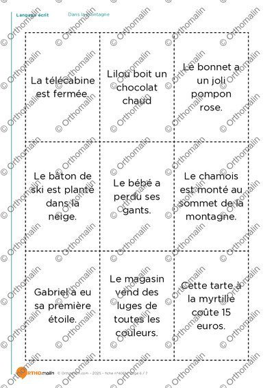 Page 6 de la fiche