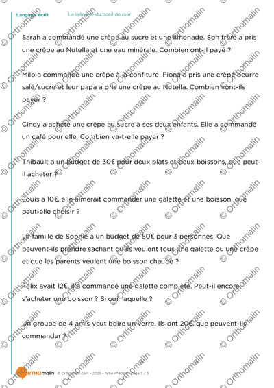 Page 3 de la fiche