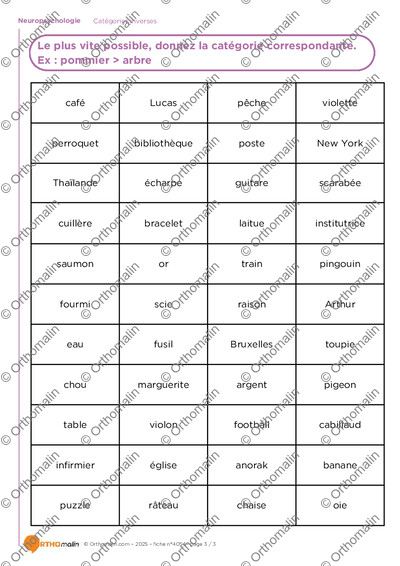 Page 3 de la fiche