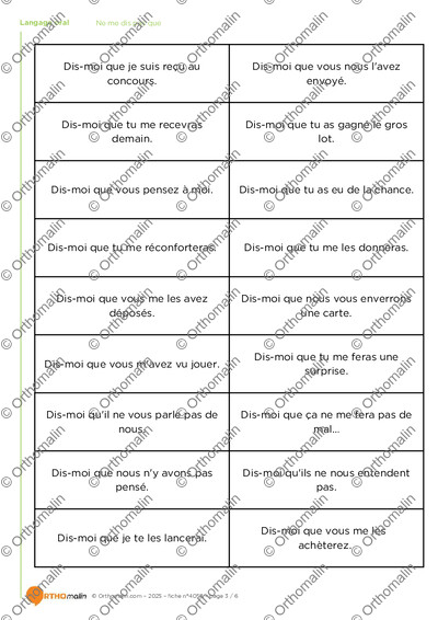 Page 3 de la fiche