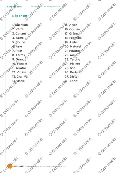 Page 3 de la fiche