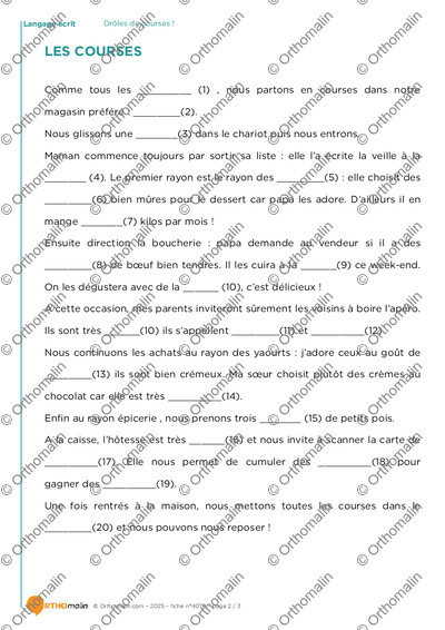 Page 2 de la fiche