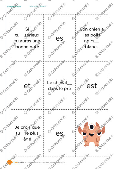 Page 3 de la fiche