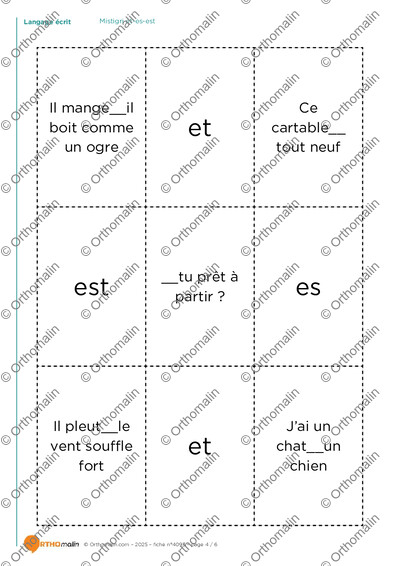 Page 4 de la fiche