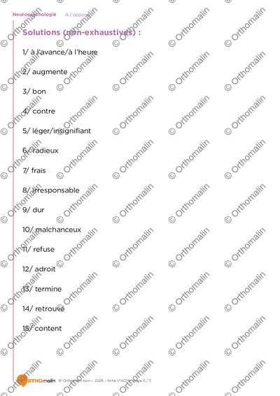 Page 3 de la fiche