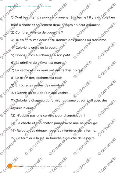 Page 2 de la fiche