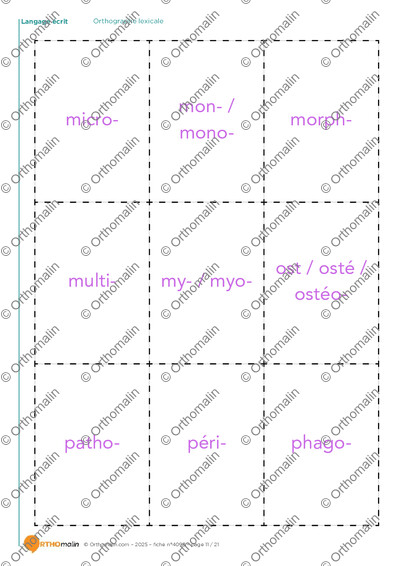 Page 11 de la fiche