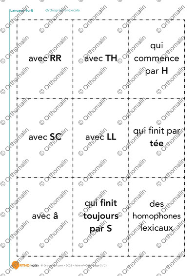 Page 3 de la fiche