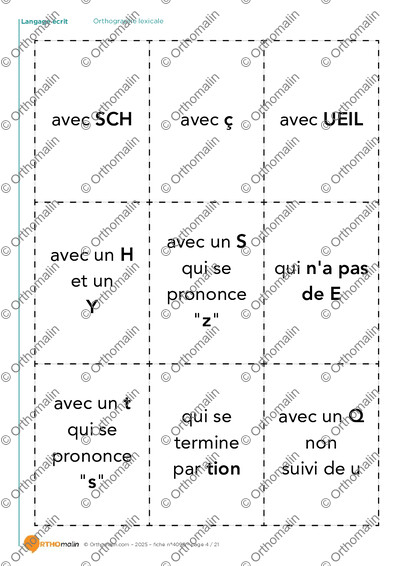 Page 4 de la fiche