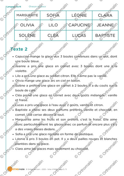 Page 5 de la fiche