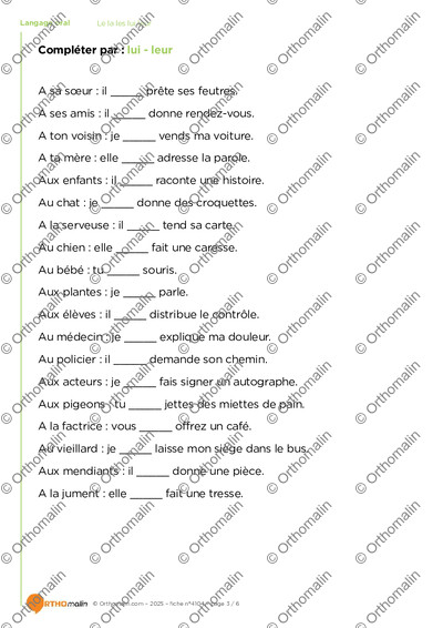 Page 3 de la fiche