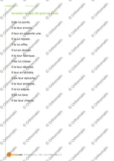 Page 6 de la fiche