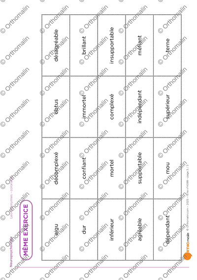 Page 3 de la fiche