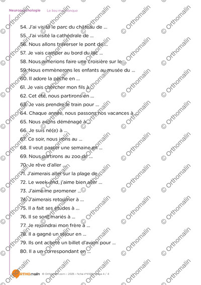Page 4 de la fiche