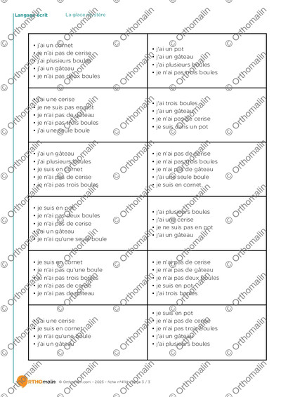 Page 3 de la fiche