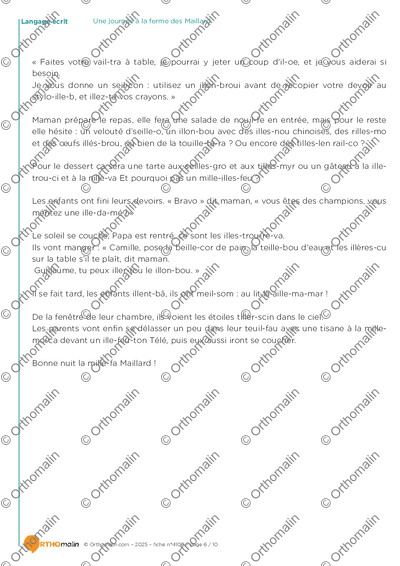 Page 6 de la fiche