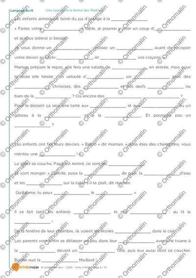 Page 9 de la fiche