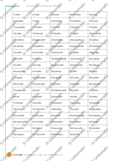 Page 10 de la fiche