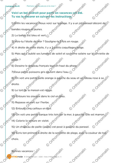 Page 3 de la fiche