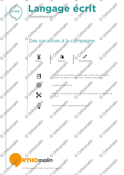 Page 1 de la fiche