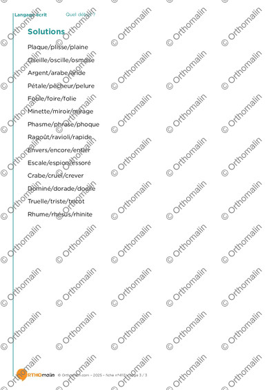 Page 3 de la fiche