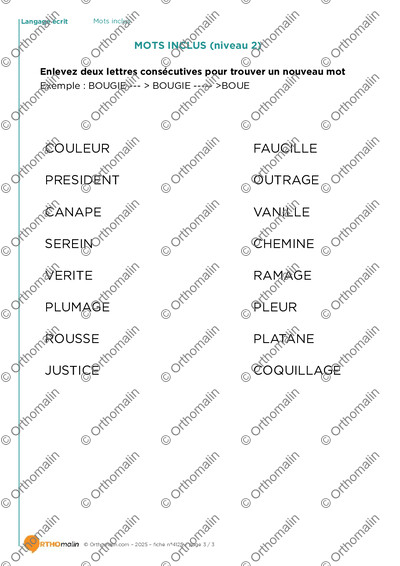 Page 3 de la fiche